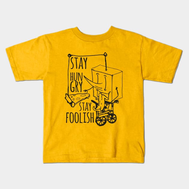 stay hungry, stay foolish Kids T-Shirt by ecciu